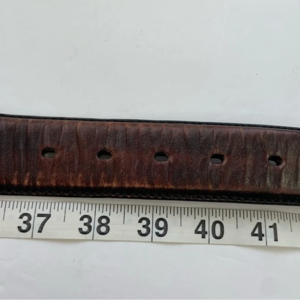 Silver Creek Western Brown Leather‎ Belt